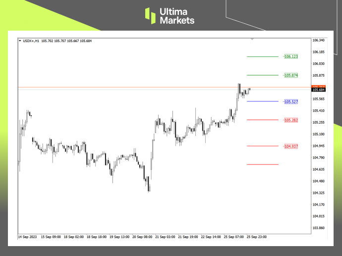 Ultima Markets Pivot Indicator for USDX